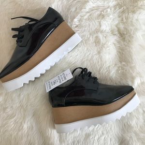 platform oxfords | size 9